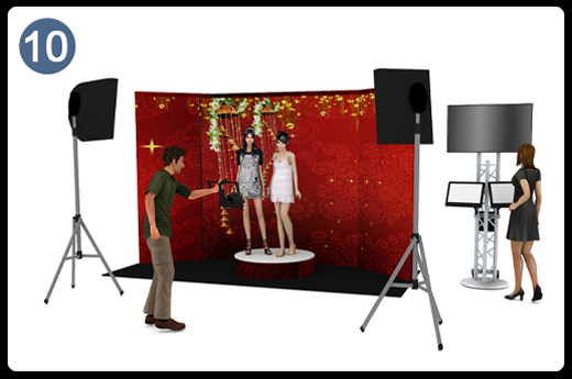Professional Gimbal Video Booth